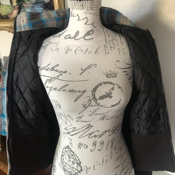 💙 Rare Vintage Y2K  DEB Wool Faux Fur Collar Coat Size M ‼️FINAL SALE - Picture 12 of 12